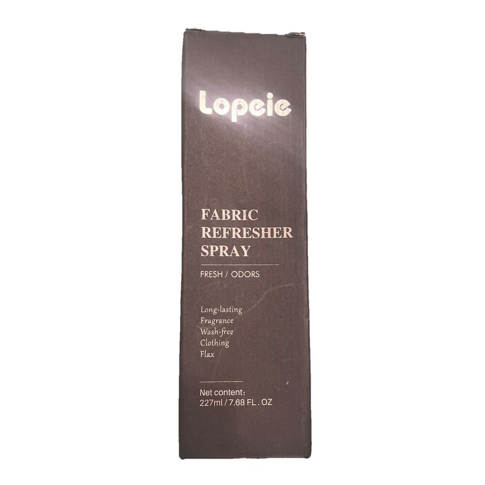 Lopeie Fabric Refresher Spray 7.6oz. Sealed New In Open Box Seal Unbroken